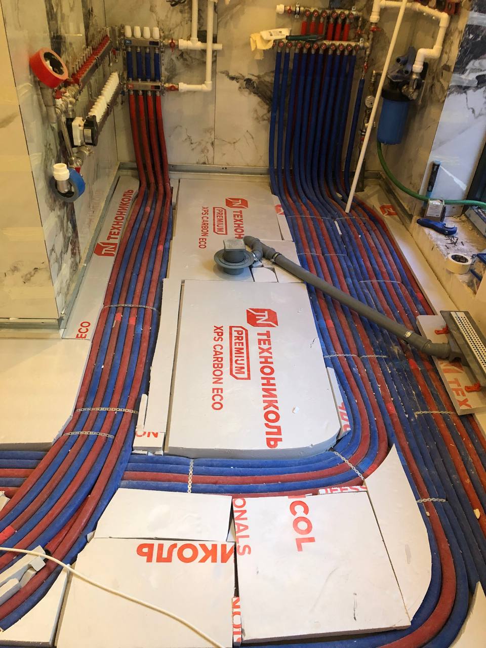 Пример выполненной сантехнической работы