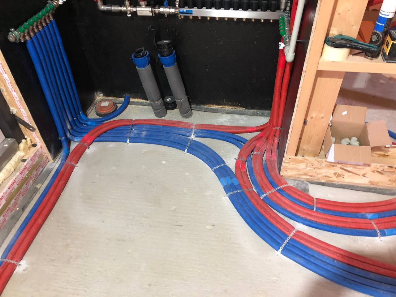 Пример выполненной сантехнической работы