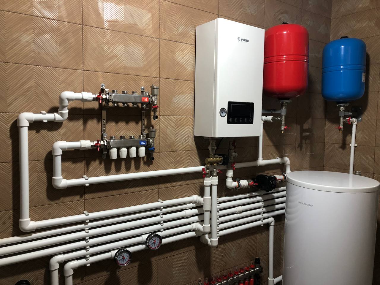 Пример выполненной сантехнической работы