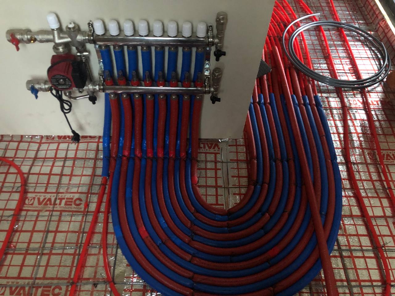 Пример выполненной сантехнической работы