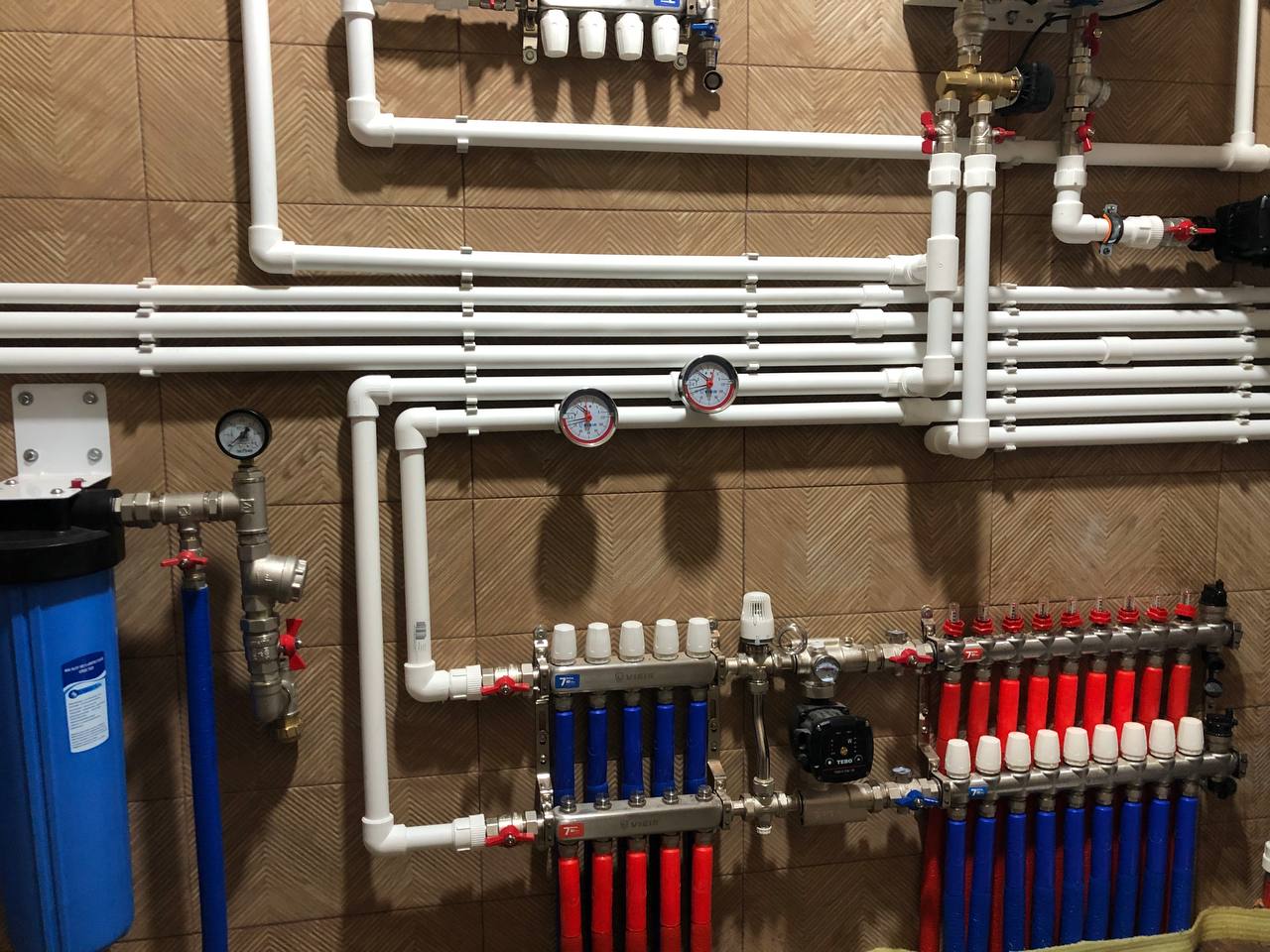 Пример выполненной сантехнической работы