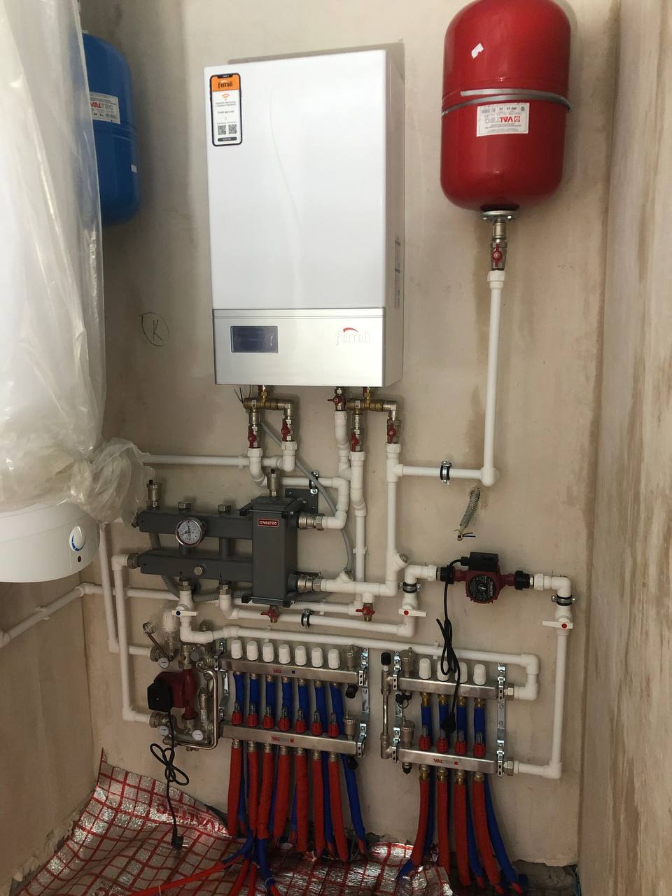 Пример выполненной сантехнической работы