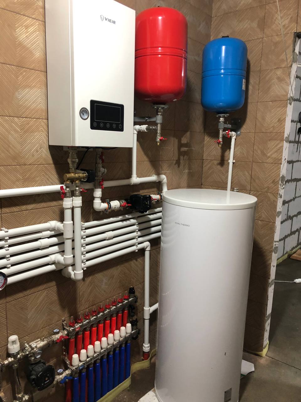 Пример выполненной сантехнической работы