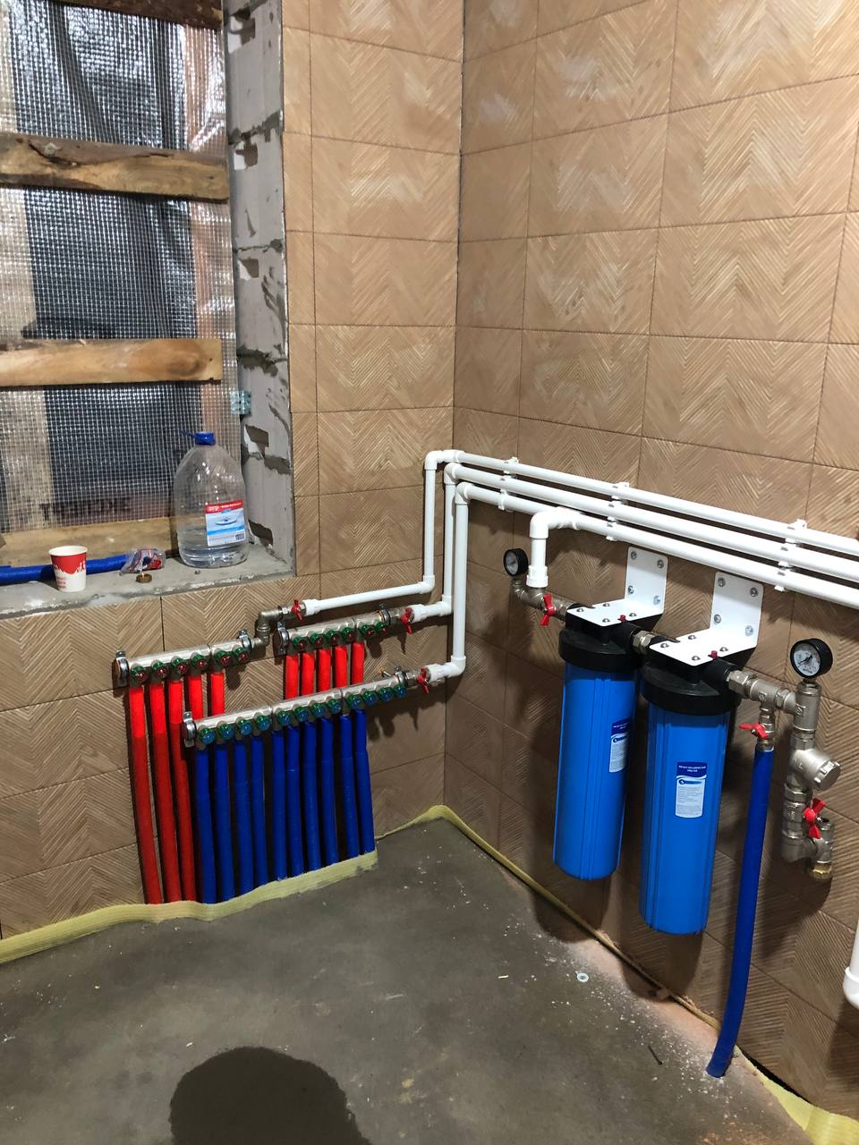 Пример выполненной сантехнической работы