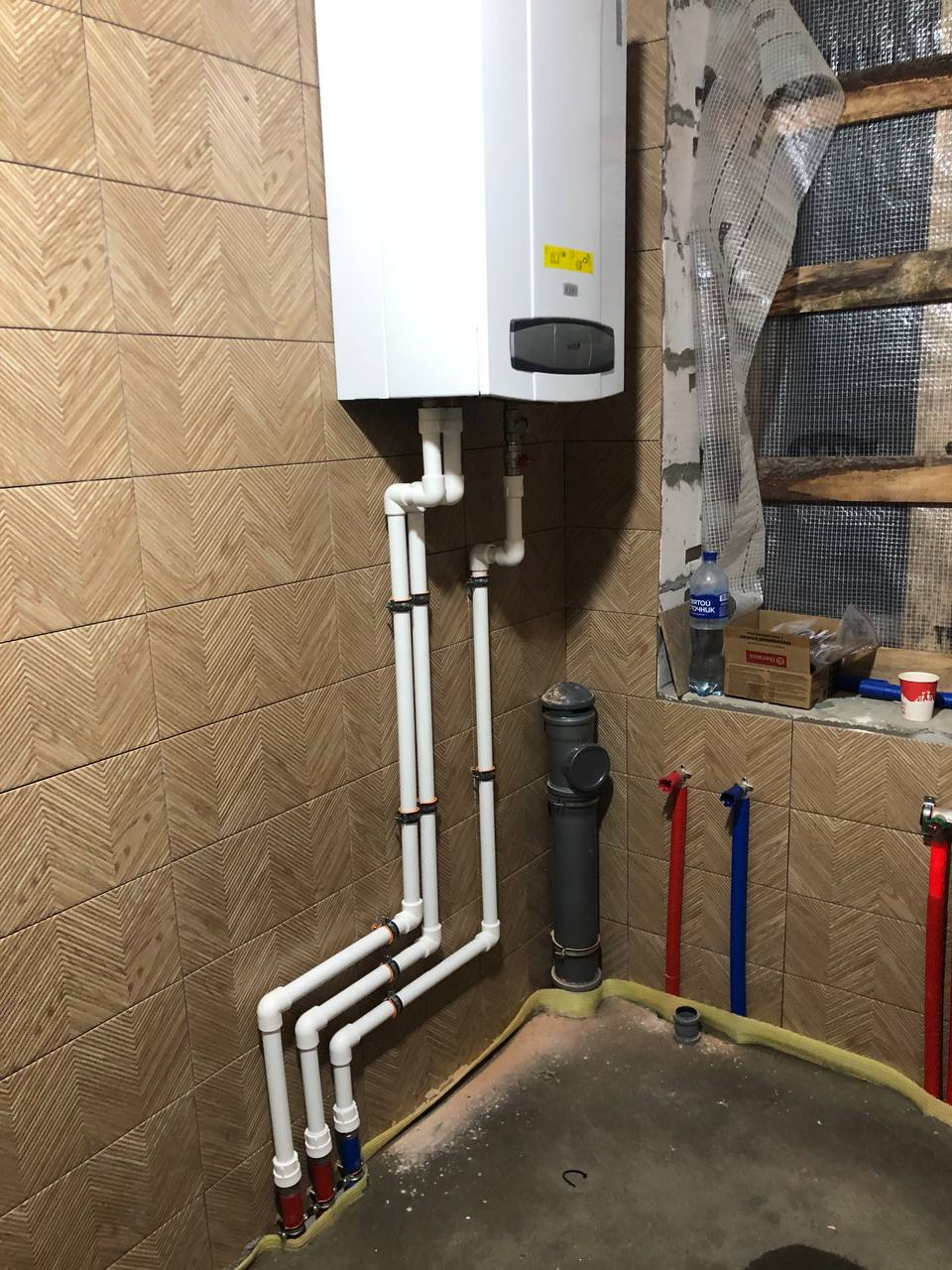 Пример выполненной сантехнической работы