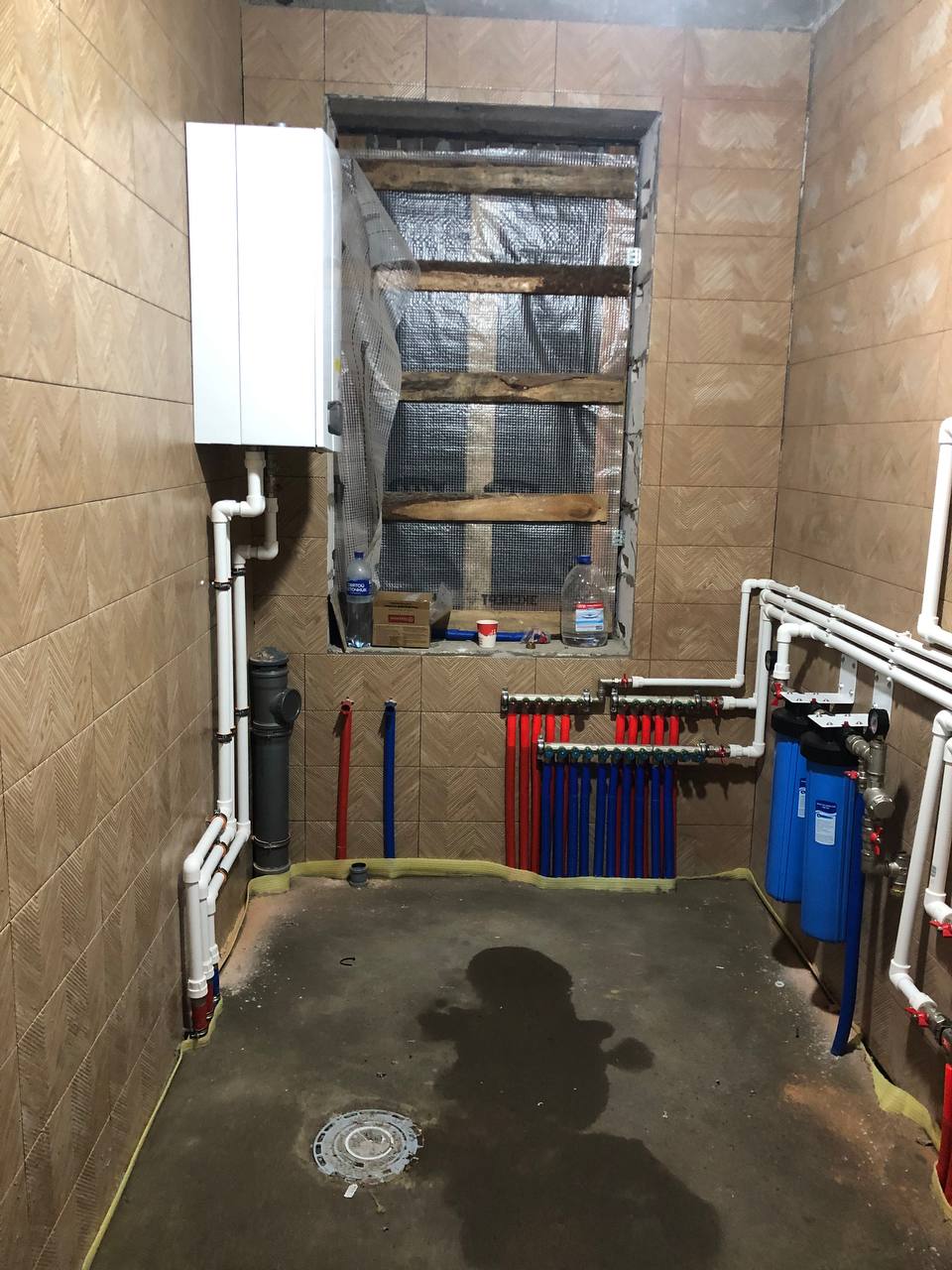 Пример выполненной сантехнической работы