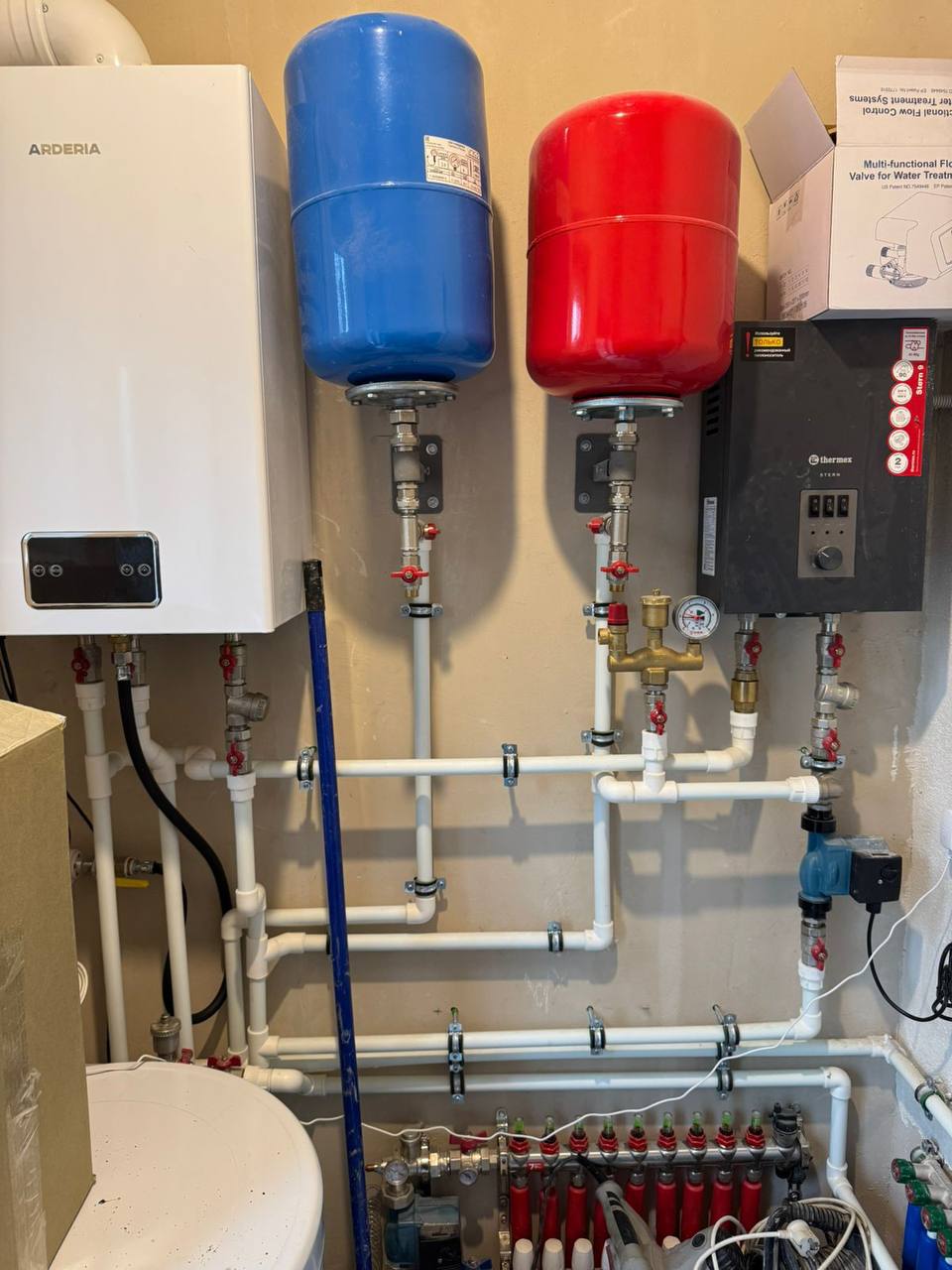 Пример выполненной сантехнической работы